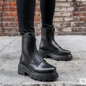 Thursday Boot Co. Ryder Platform Zip-Up Boots